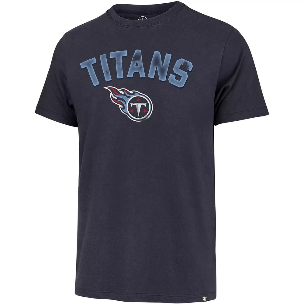 '47 Brand Tennessee Titans NFL Short Sleeve Navy Men's Cotton Shirt Size X-Large